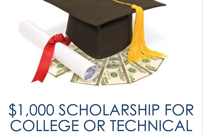 Scholarship Opportunity for 2021 High School Seniors